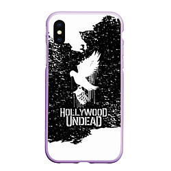 Чехол iPhone XS Max матовый Hollywood Undead - CHAOS Out Now