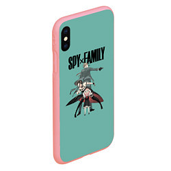 Чехол iPhone XS Max матовый Spy x Family, цвет: 3D-баблгам — фото 2