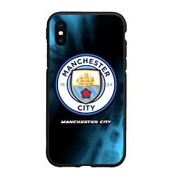Чехол iPhone XS Max матовый МАНЧЕСТЕР СИТИ Manchester City 5