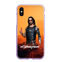 Чехол iPhone XS Max матовый Vi cyberpunk 2077