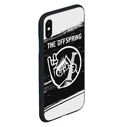 Чехол iPhone XS Max матовый The Offspring КОТ Краска, цвет: 3D-черный — фото 2