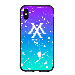 Чехол iPhone XS Max матовый Monsta x