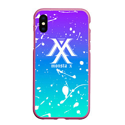 Чехол iPhone XS Max матовый Monsta x