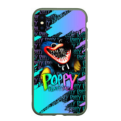 Чехол iPhone XS Max матовый POPPY PLAYTIME HAGGY WAGGY - ПОППИ ПЛЕЙТАЙМ цветно