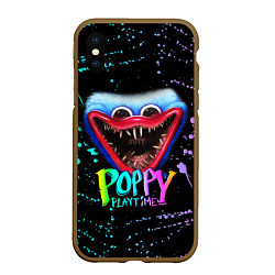Чехол iPhone XS Max матовый POPPY PLAYTIME HAGGY WAGGY - ПОППИ ПЛЕЙТАЙМ краска