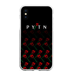 Чехол iPhone XS Max матовый Payton Moormeie pattern rose