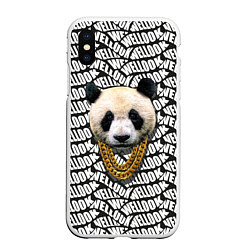 Чехол iPhone XS Max матовый Panda Look