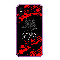 Чехол iPhone XS Max матовый Slayer - Reign in Blood