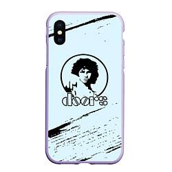 Чехол iPhone XS Max матовый The doors музыкант