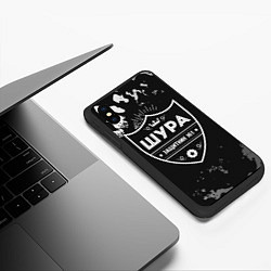 Чехол iPhone XS Max матовый Шура ЗАЩИТНИК Милитари, цвет: 3D-черный — фото 2