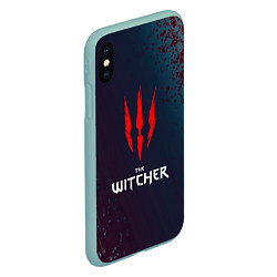 Чехол iPhone XS Max матовый THE WITCHER - ВЕДЬМАК КРАСНЫЕ КОГТИ, цвет: 3D-мятный — фото 2