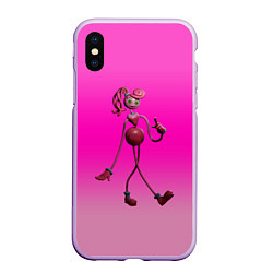 Чехол iPhone XS Max матовый POPPY PLAYTIME МАМА ДЛИННЫЕ НОГИ