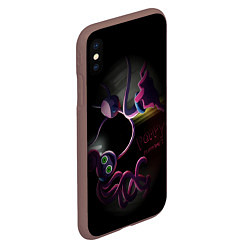 Чехол iPhone XS Max матовый Mammy Long LegsPoppyPlaytime2, цвет: 3D-коричневый — фото 2