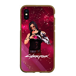 Чехол iPhone XS Max матовый Love Johnny