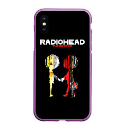 Чехол iPhone XS Max матовый Radiohead The BEST