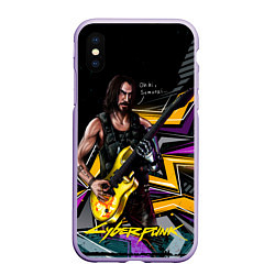 Чехол iPhone XS Max матовый Johnny Cyberpunk2077