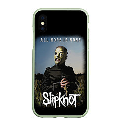 Чехол iPhone XS Max матовый SLIPKNOT - All Hope Is Gone Iowa 2008