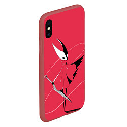 Чехол iPhone XS Max матовый Хорнет Hornet, цвет: 3D-красный — фото 2