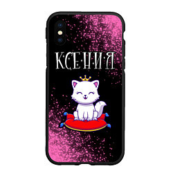 Чехол iPhone XS Max матовый Ксения КОШКА Арт