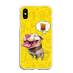 Чехол iPhone XS Max матовый BeerBull