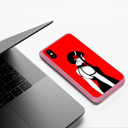 Чехол iPhone XS Max матовый Spy x Family Йор Форджер, цвет: 3D-малиновый — фото 2
