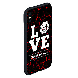 Чехол iPhone XS Max матовый Gears of War Love Классика, цвет: 3D-черный — фото 2