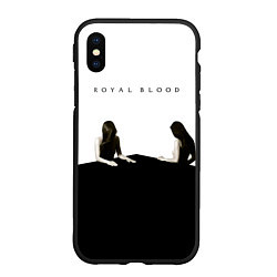 Чехол iPhone XS Max матовый How Did We Get So Dark? - Royal Blood, цвет: 3D-черный