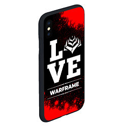 Чехол iPhone XS Max матовый Warframe Love Классика, цвет: 3D-черный — фото 2