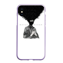 Чехол iPhone XS Max матовый Royal Blood дебютный альбом, цвет: 3D-светло-сиреневый