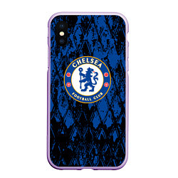 Чехол iPhone XS Max матовый CHELSEA F ЧЕЛСИ LOGO