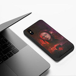 Чехол iPhone XS Max матовый Max Mayfield, цвет: 3D-черный — фото 2