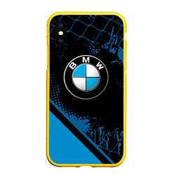 Чехол iPhone XS Max матовый BMW : БМВ ЛОГО