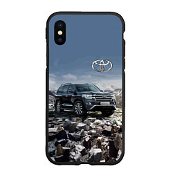 Чехол iPhone XS Max матовый Toyota Land Cruiser 200 V8