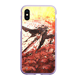 Чехол iPhone XS Max матовый BERSERK ГАТС РУНА спина