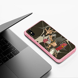 Чехол iPhone XS Max матовый Хвост Феи - Нацу Драгнил, цвет: 3D-баблгам — фото 2