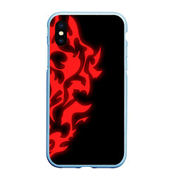 Чехол iPhone XS Max матовый КРАСНЫЙ ЩИТ ПРОКЛЯТЫЙ