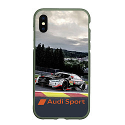 Чехол iPhone XS Max матовый Audi Sport Racing team Ауди Спорт Гоночная команда