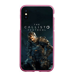 Чехол iPhone XS Max матовый Джейкоб Ли The Callisto Protocol