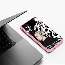 Чехол iPhone XS Max матовый ДРАКЕН И БЕЛЫЙ ДРАКОН - ТОСВА, цвет: 3D-баблгам — фото 2