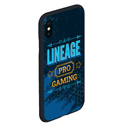 Чехол iPhone XS Max матовый Игра Lineage: PRO Gaming, цвет: 3D-черный — фото 2