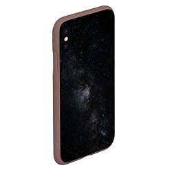 Чехол iPhone XS Max матовый Лонгслив Звезды и космос, цвет: 3D-коричневый — фото 2