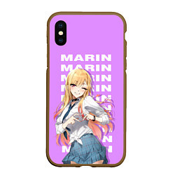 Чехол iPhone XS Max матовый Marin Marin