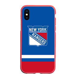 Чехол iPhone XS Max матовый New York Rangers Панарин