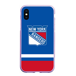 Чехол iPhone XS Max матовый New York Rangers Панарин