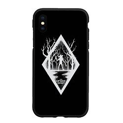 Чехол iPhone XS Max матовый Welcome to the Upside Down Stranger Things