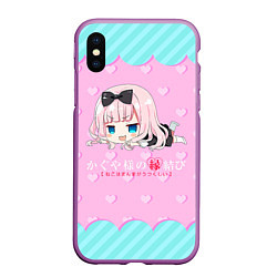 Чехол iPhone XS Max матовый Цубамэ Коясу Kaguya-sama: Love is War