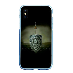 Чехол iPhone XS Max матовый Victorious - Skillet, цвет: 3D-голубой