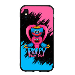 Чехол iPhone XS Max матовый GAME POPPY PLAYTIME HAGGY WAGGY AND KISSY MISSY