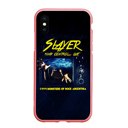 Чехол iPhone XS Max матовый Mind Control Live - Slayer