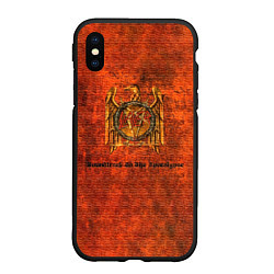 Чехол iPhone XS Max матовый Soundtrack to the Apocalypse - Slayer, цвет: 3D-черный